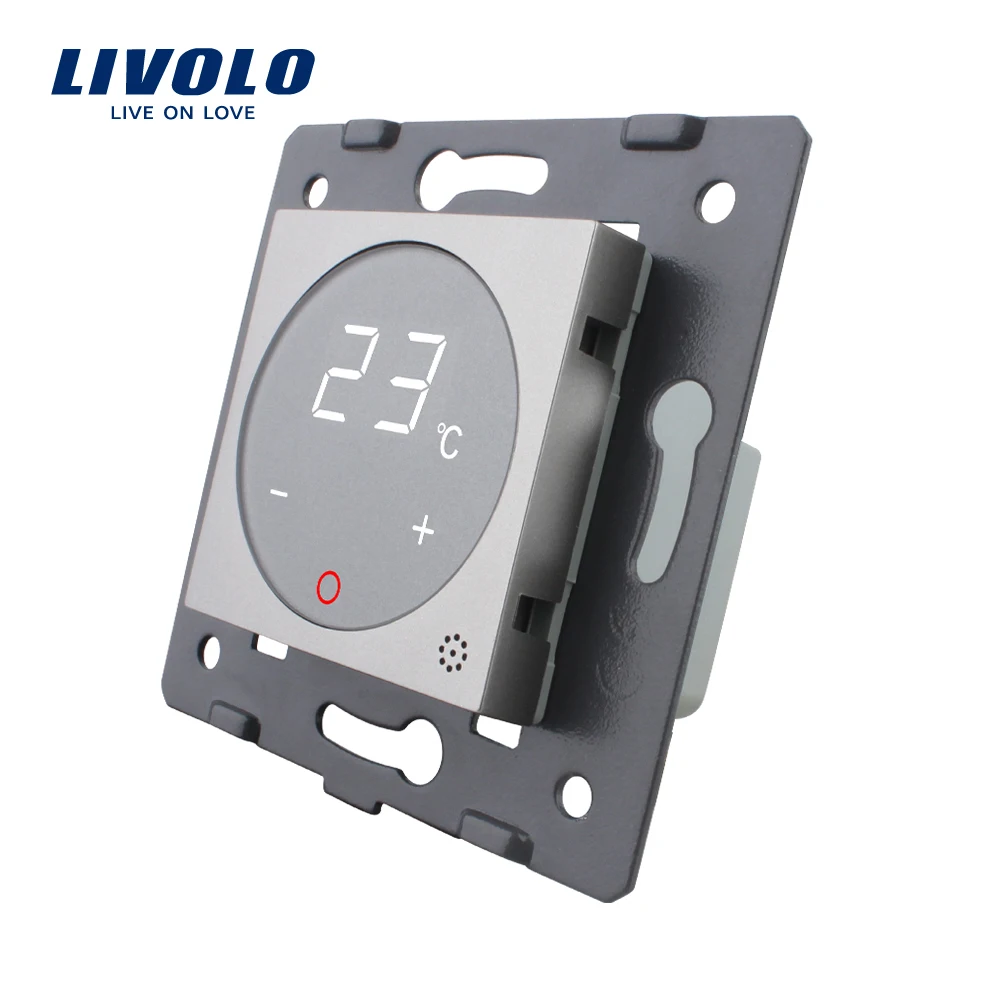 Kopen Livolo Thermostaat Eu Standaard Temperatuurregeling (Zonder Glass Panel), Verwarming Apparaat, ac 110 250 V, C7 01TM 11