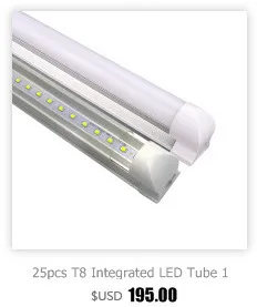 25 шт. FA8 одноконтактный светодиодный T8 Tube Light 4ft 6ft 8ft светодиодный лампы SMD2835 светодиодные лампы дневного света Теплый Холодный белый Спальня светодиодный трубчатая лампа