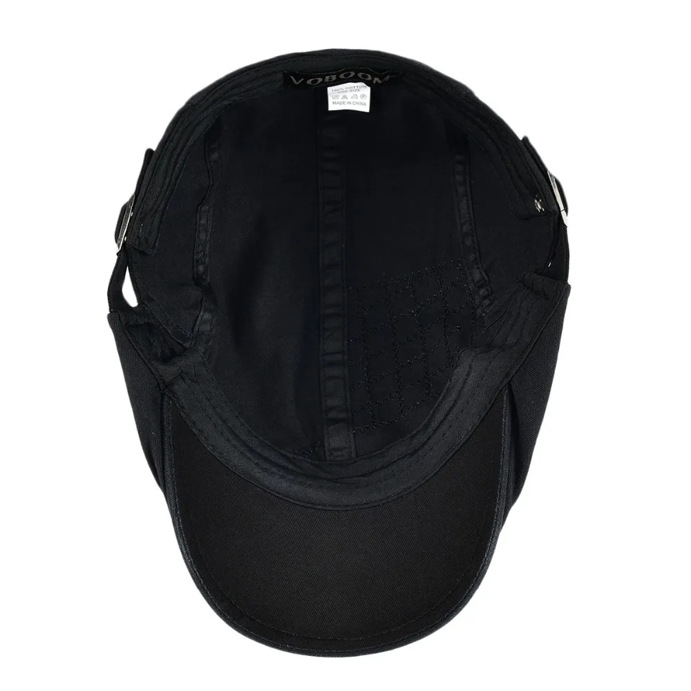 Cotton Beret Men Women Casual Solid Ivy Flat Cap Spring Summer Large Head Size Adjustable Boina Hats casual hat beret hat woolen beret