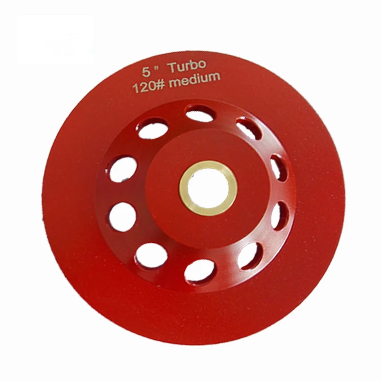 Сверхдлинный шлифовальный диск GD38 5 дюймов алмазный стакан с 18 сегментами для