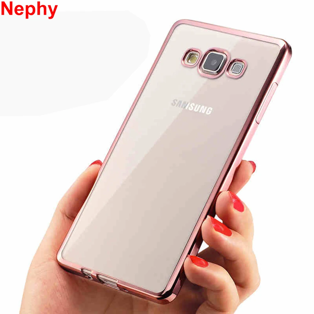 Прозрачный чехол Nephy для телефона Samsung Galaxy A8 2018 Plus A3 A5 A7 2015 2016 2017 Мягкая силиконовая