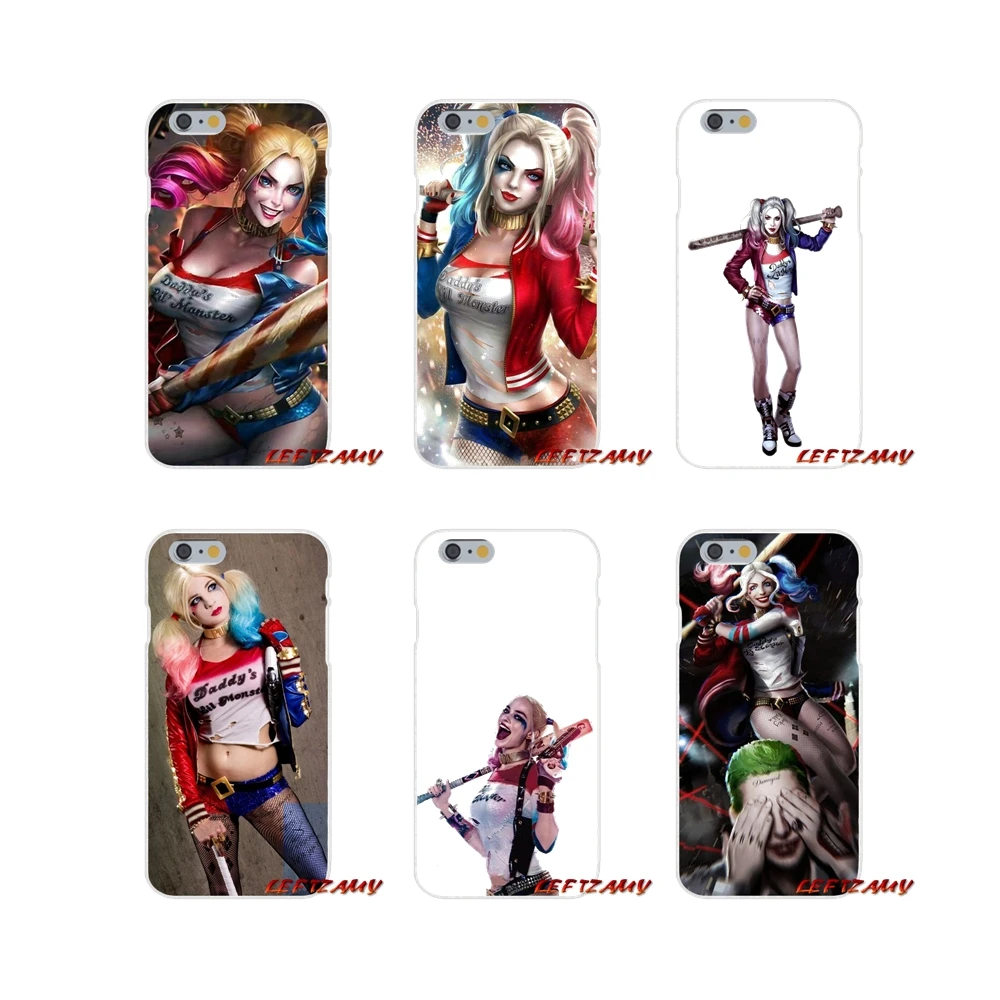 Для iPhone X XR XS MAX 4 4S 5 5S 5C SE 6 6S 7 8 Plus Аксессуары чехлы для телефонов роскошный Harley Quin |