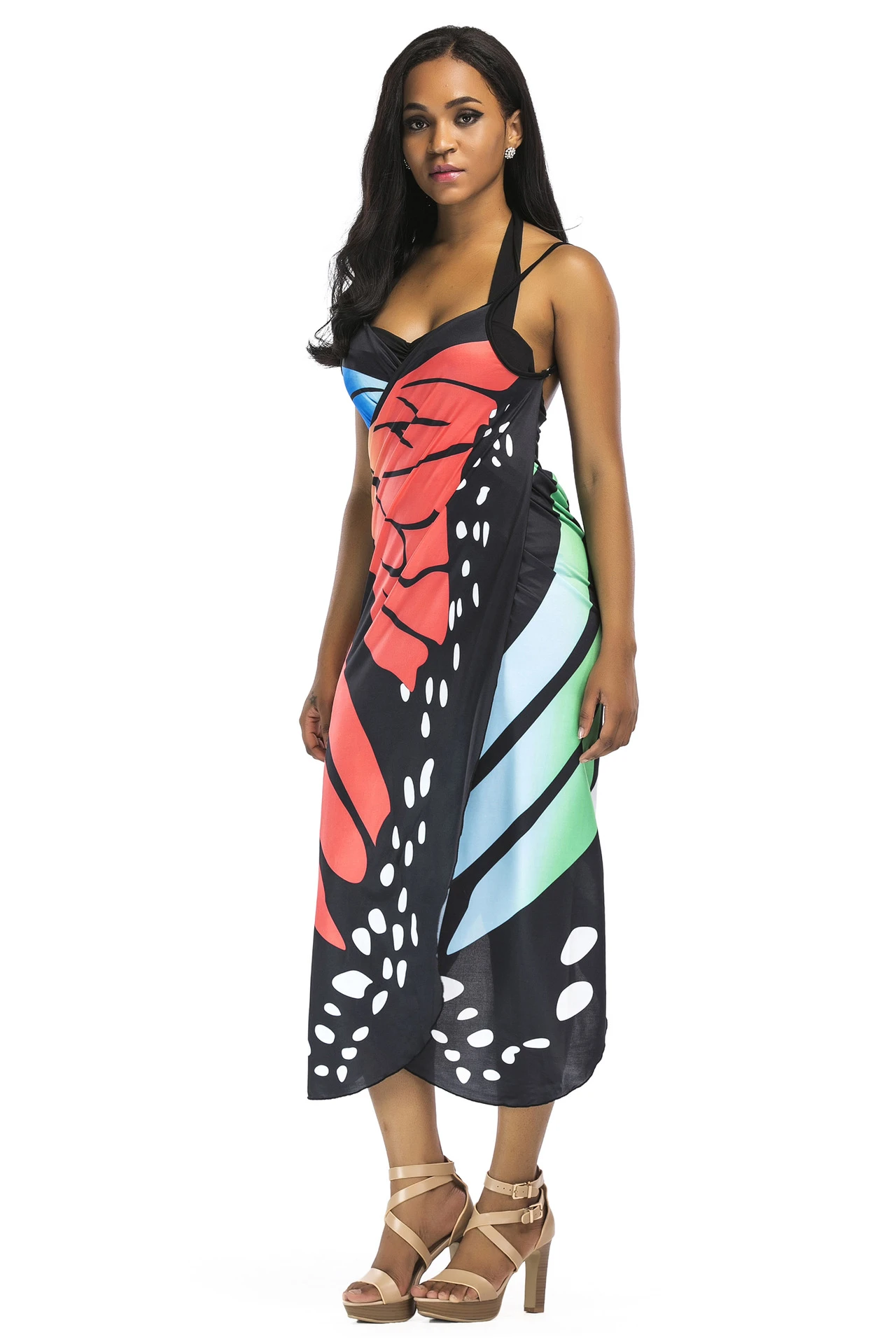 animal print beach wear