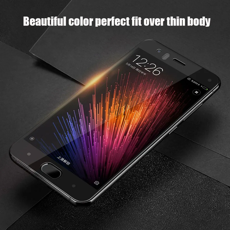 WhaY 5D Tempered Glass For Xiaomi Mi A1 5X Glass Protector Screen 9H Full Cover Xiami MiA1 CaseFor Xiaomi Mi A1 5X Glasses Film  (1)