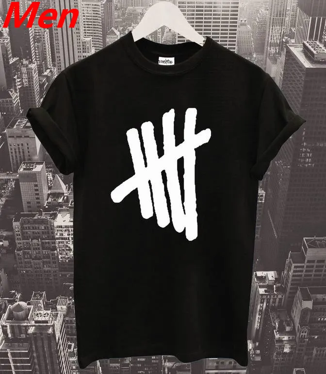 

5 Seconds Of Summer 5 Sos Print Men T shirt Casual Funny Shirt For Man Whtie Black Gray Top Tee Funny Hipster Drop Ship BZ2-27