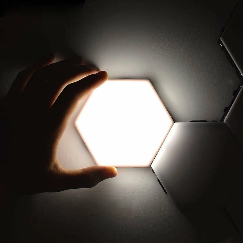 2019 Quantum Light Helios Touch Sensitive LED Panel Light Modular Hexagonal LED Magnetic Lights painel LED plafon led techo 2x4 led light fixture drop ceiling