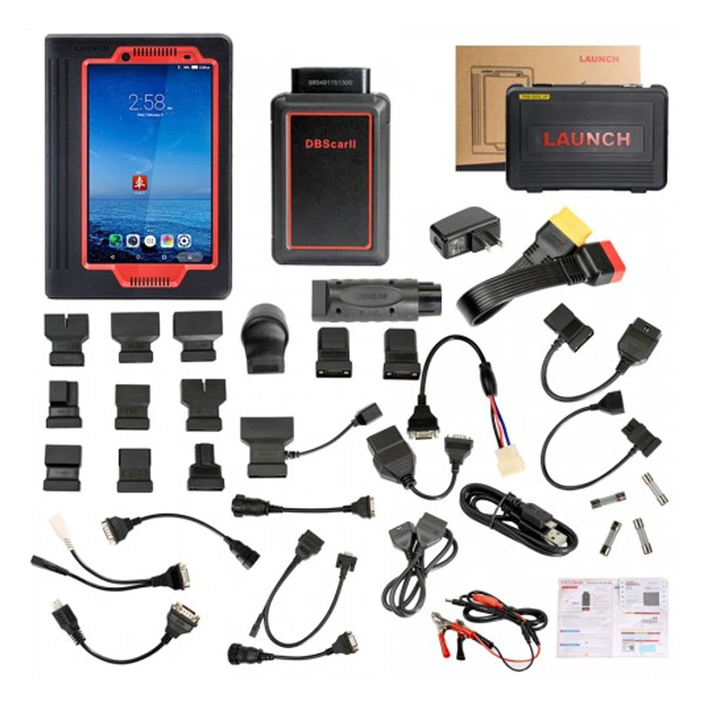 Launch X431 V 8 дюймов планшет Wifi и Bluetooth полная система диагностический инструмент два