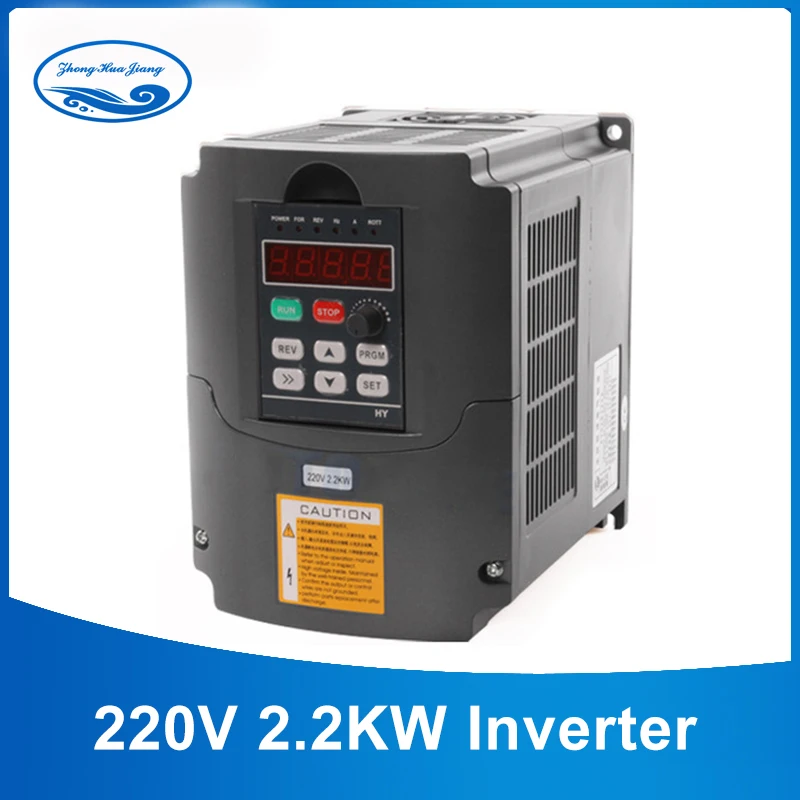 CNC spindle motor frequency converter 220v 2.2kw converter adjustable
