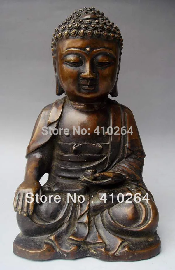 

Old Tibet Tibetan Bronze Buddha Shakyamuni Statue