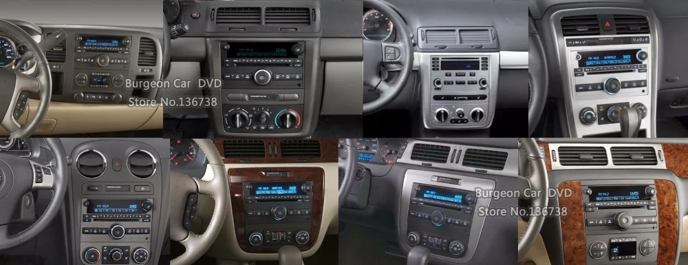 Best Factory Price Car DVD Player for Chevy Chevrolet Cobalt Silverado Suburban Buick Enclave Radio Stereo BT GPS Navigation system 3
