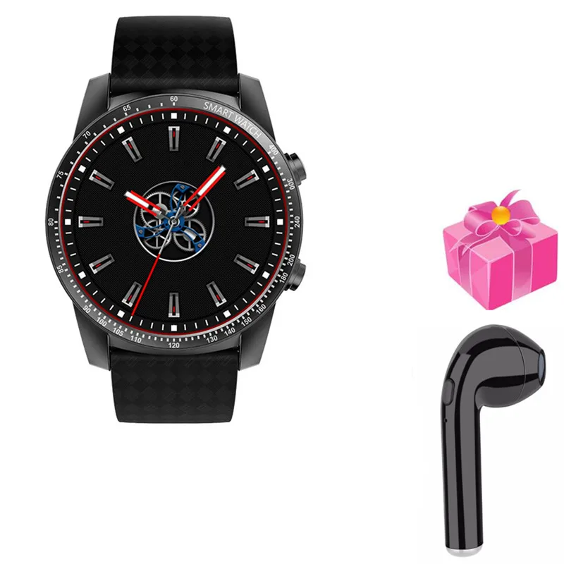 

smart watch with sim card slot Google play stopwatch heart rate monitor Android 5.1 smart phone wearable device+free headset