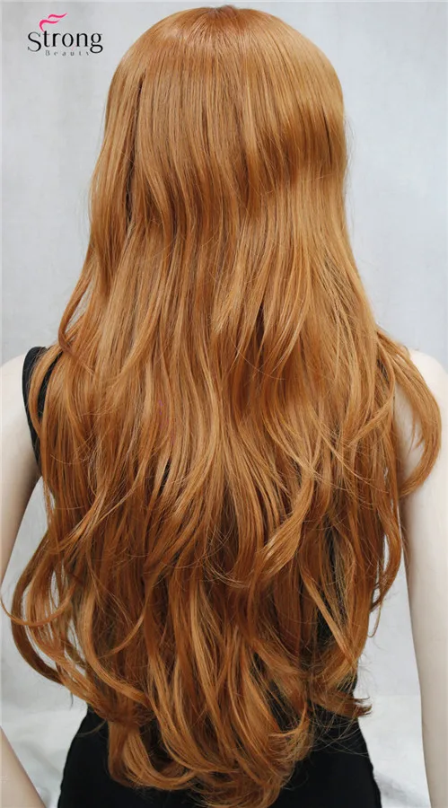E-9860 130A COPPER RED Long nature wavy wig (4)
