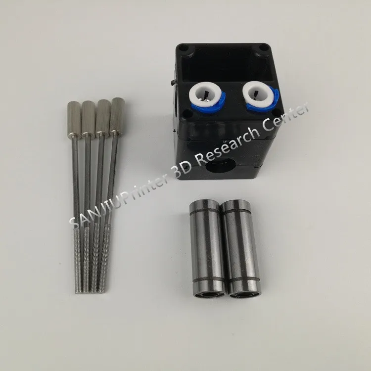 Ultimaker 2 UM2 Accessories DIY Dual Extrusion Kit Head Extruder Slider Seat 3 piece Injection Molded