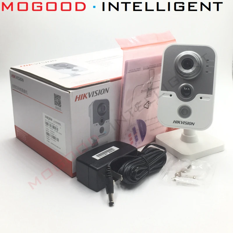 

HIKVISION Multi-language Version DS-2CD3410FD-IW 1MP/720P Cube IP Camera Wireless Support WiFi EZVIZ Hik-Connect App Remote