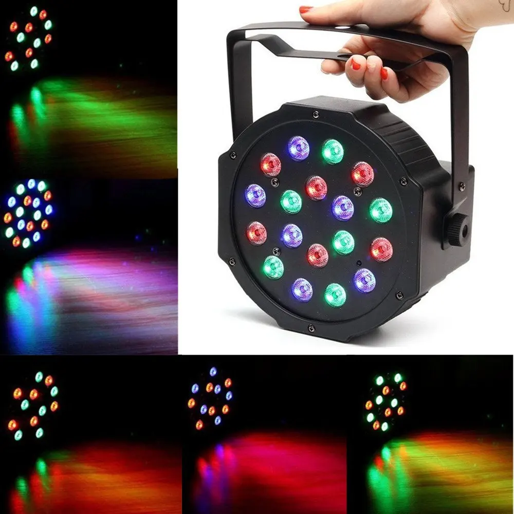 18W Par Light 18 LED RGB Stage Lighting DMX512 Club Disco