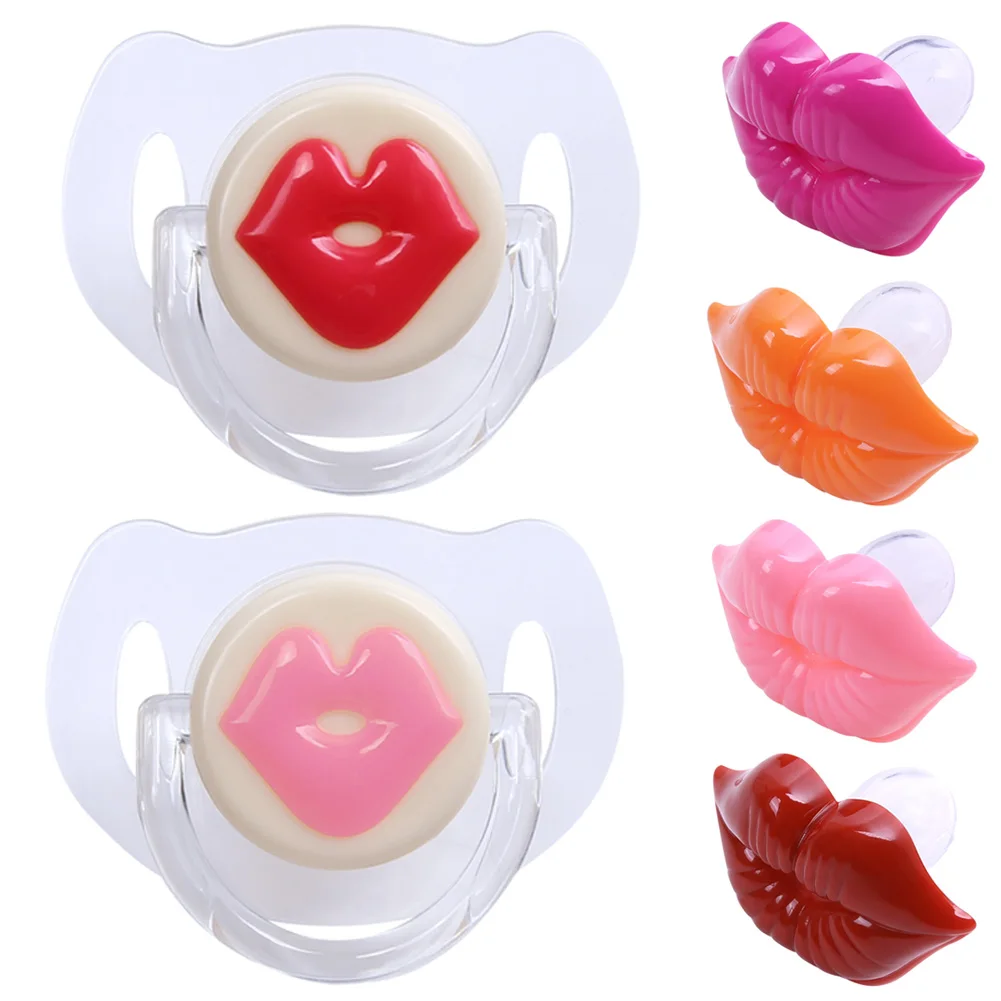 

1pc Portable Joke Prank Baby Pacifier Teether Silicone Pacifier Nipple Feeder Supplies Soother Nipples Soft Baby Feeding Tool