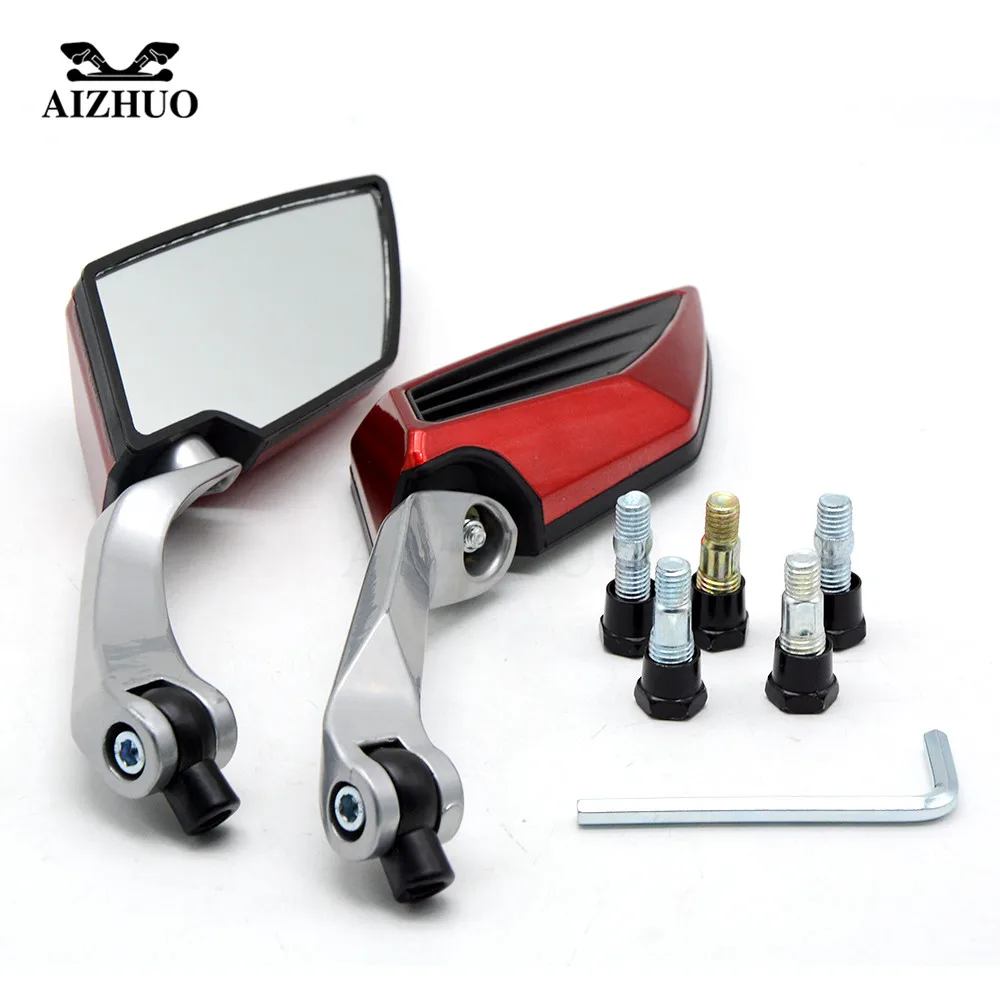 Moto Rearview Mirrors Universal Motorbike Accessories ABS Plastic Mirror For KTM Duke 125 200 390 Kawasaki ER-6N Versys 1000