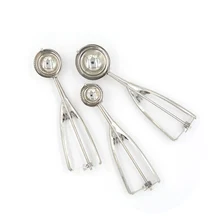 HENGHOME 1 шт. полезные Мороженое ложка из нержавеющей стали совок для мороженного тесто для печенья Дишер Ложка ложка для арбуза 4/5/6 см