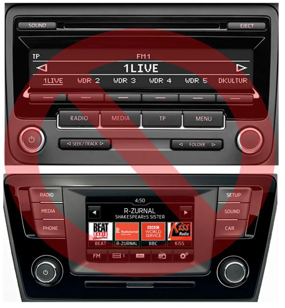 Автомобильный Bluetooth адаптер беспроводной аудиовход для Volkswagen Radio RCD RNS 210 310 315 Passat B7
