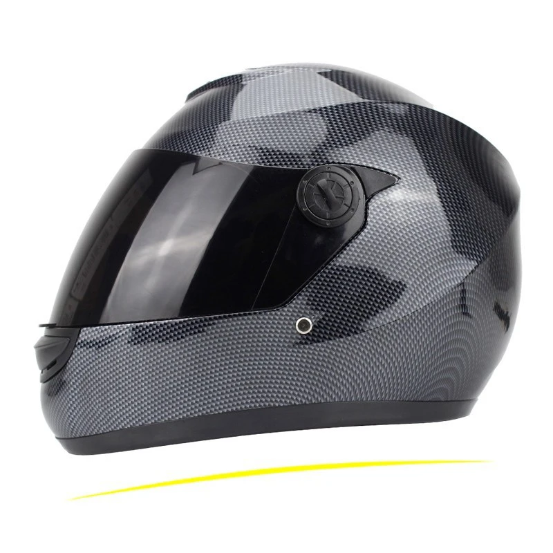 

Motorcycle Helmet Flip Up Helmet Motocross Full Face Helmet Riding Racing Helmet Clear & Dark Lens Head Circumference 55-60 CM