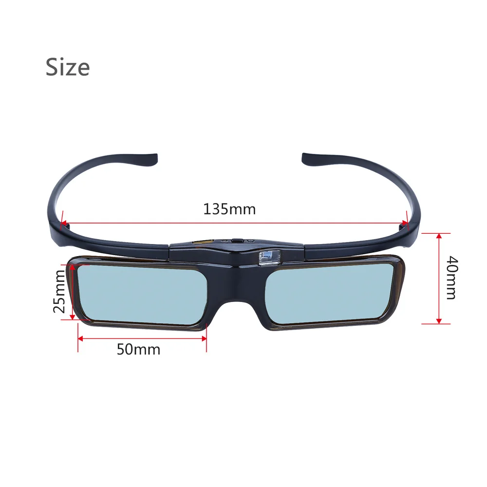 Najtaniej BOBLOV MX30 dlp link 96 HZ 144 HZ akumulator 3D aktywne okulary migawkowe obiektyw LCD do projektora 3D dlp link Drop Shipping