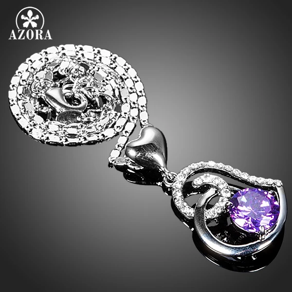 Женское колье с подвеской в виде сердца австрийским кристаллом|necklace locket|necklace
