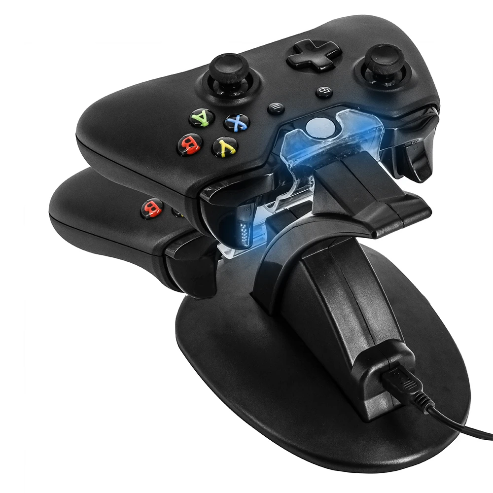 YTTL LED Light Stand Charger For Xbox One USB Charging Dock Controller Controle Console Gamepad 