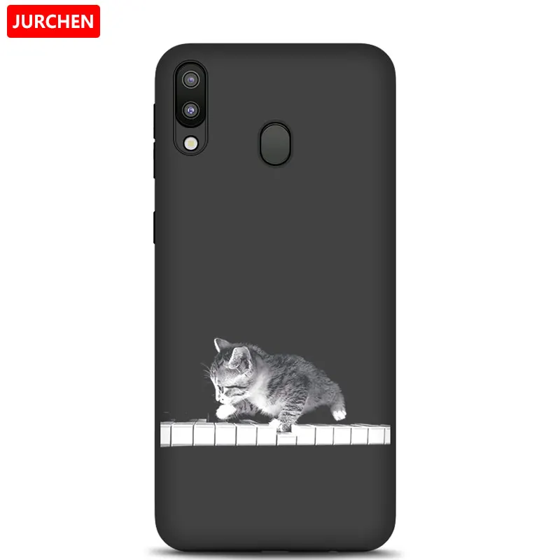 JURCHEN милый мультяшный чехол для samsung Galaxy M20 чехол для телефона M205F Силиконовая задняя крышка из ТПУ для samsung M20 Coque Capa 6,3 дюймов - Цвет: 1