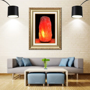 

Artcozy Golden Frame Abstract Igneous Waterproof Canvas Painting