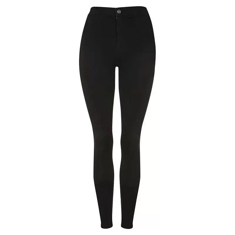 Новые весенние цветные модные джинсы с бусинами и дырками для хранения, джинсовые брюки, джинсы 0521 - Цвет: black