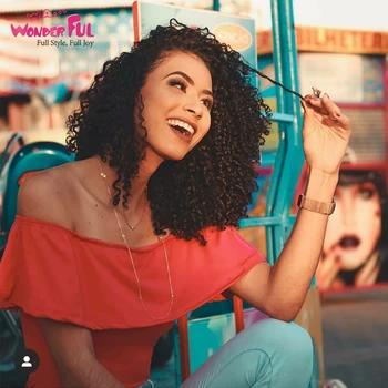 

360 Lace Frontal Wig Pre Plucked Brazilian Kinky Curly Hair Remy Human Hair 360 Lace Wigs For Black Women 10-24 Inch