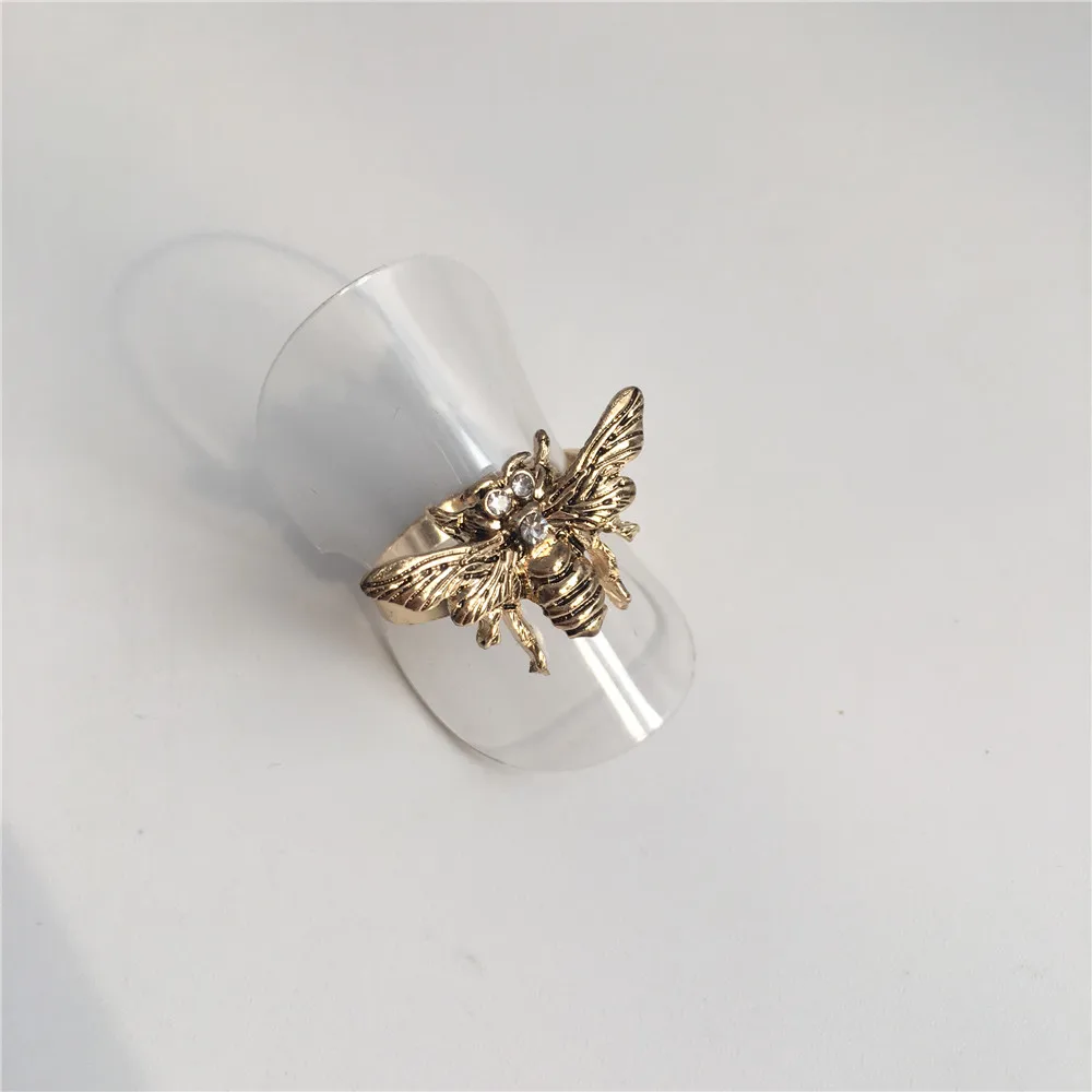 

TRENDY WOMEN RING ANTIQUE GOLD PLATING BEE RING FOR WOMEN GIRL