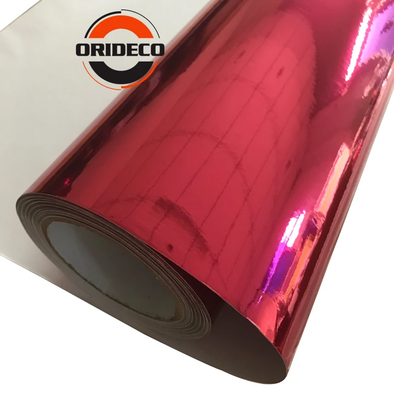 Rose Red chrome mirror film car wrapping sticker 1