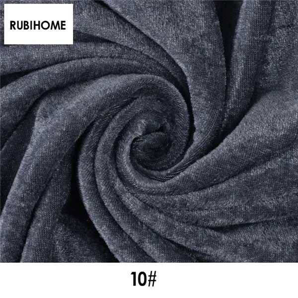 RUBIHOME(100x150 см/шт) велюровая плюшевая ткань для рукоделия шитья Лоскутная диванная Подушка занавеска материал домашний Декор ткань