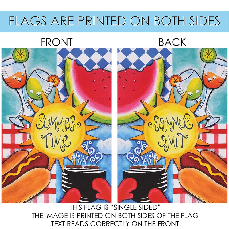 Декоративный Флаг семейного сада напечатанный флаг для лета пляжа карнавал 12,5*18 дюймов 28*40 дюймов флаг