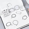 45pcs/pack Creative Black White Bubble Album Paper Label Stickers Crafts And Scrapbooking Decorative Sticker Cute Stationery ► Photo 3/5