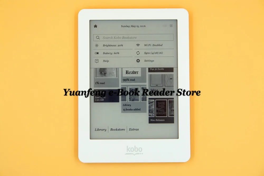 Kobo Glo e-reader N613 e book Reader 6 дюймов e-ink XGA 1024x768 сенсорный экран 2 Гб Электронные книги Reader