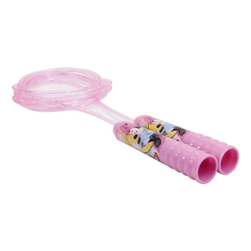 DISNEY Mickey Minnie baby gym skipping rope 8 feet Plastic Handle Jump Rope Crossfit Fitness Equipment For kid boy girl gift (4)