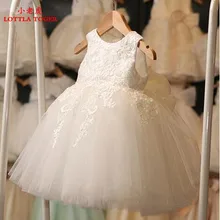 Г. платья для первого причастия для девочек, фатиновое кружевное Пышное Платье с цветочным узором для маленьких девочек на свадьбу, день рождения и Рождество