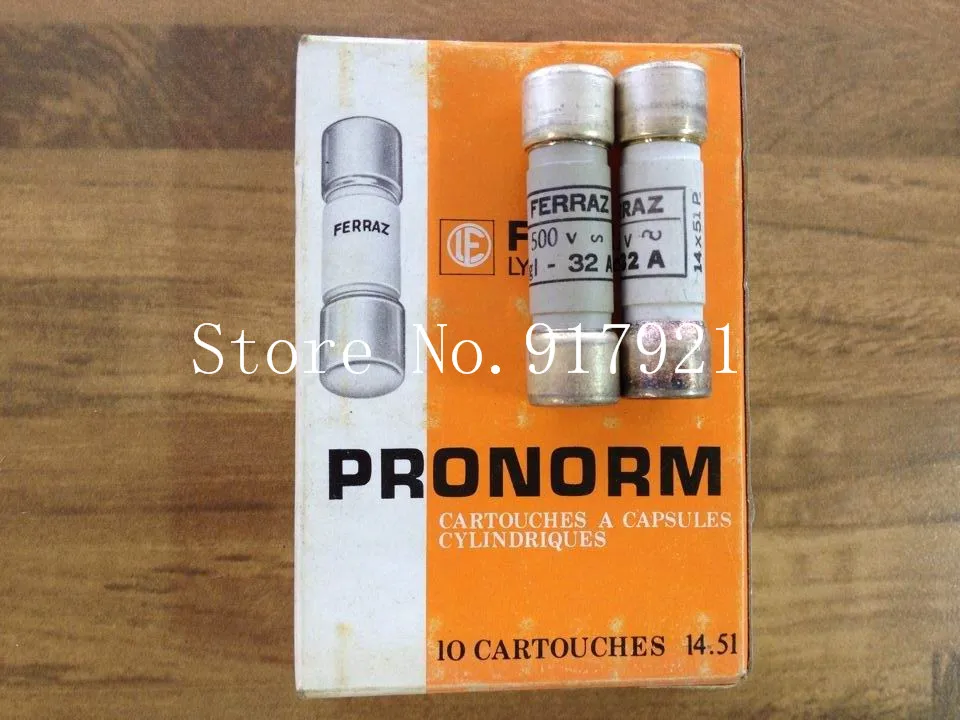 

[ZOB] The French C63211 PRONORM 500V32A14X51 Roland FERRAZ faray fuse original spot --10PCS/LOT
