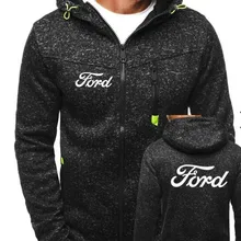 Осенний кардиган Мужская куртка худи Ford Mustang одежда с принтом модная мужская повседневная толстовка с капюшоном спортивная толстовка на молнии