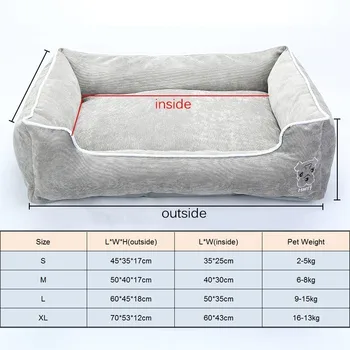 Dog Soft Bed with Waterproof Bottom 3