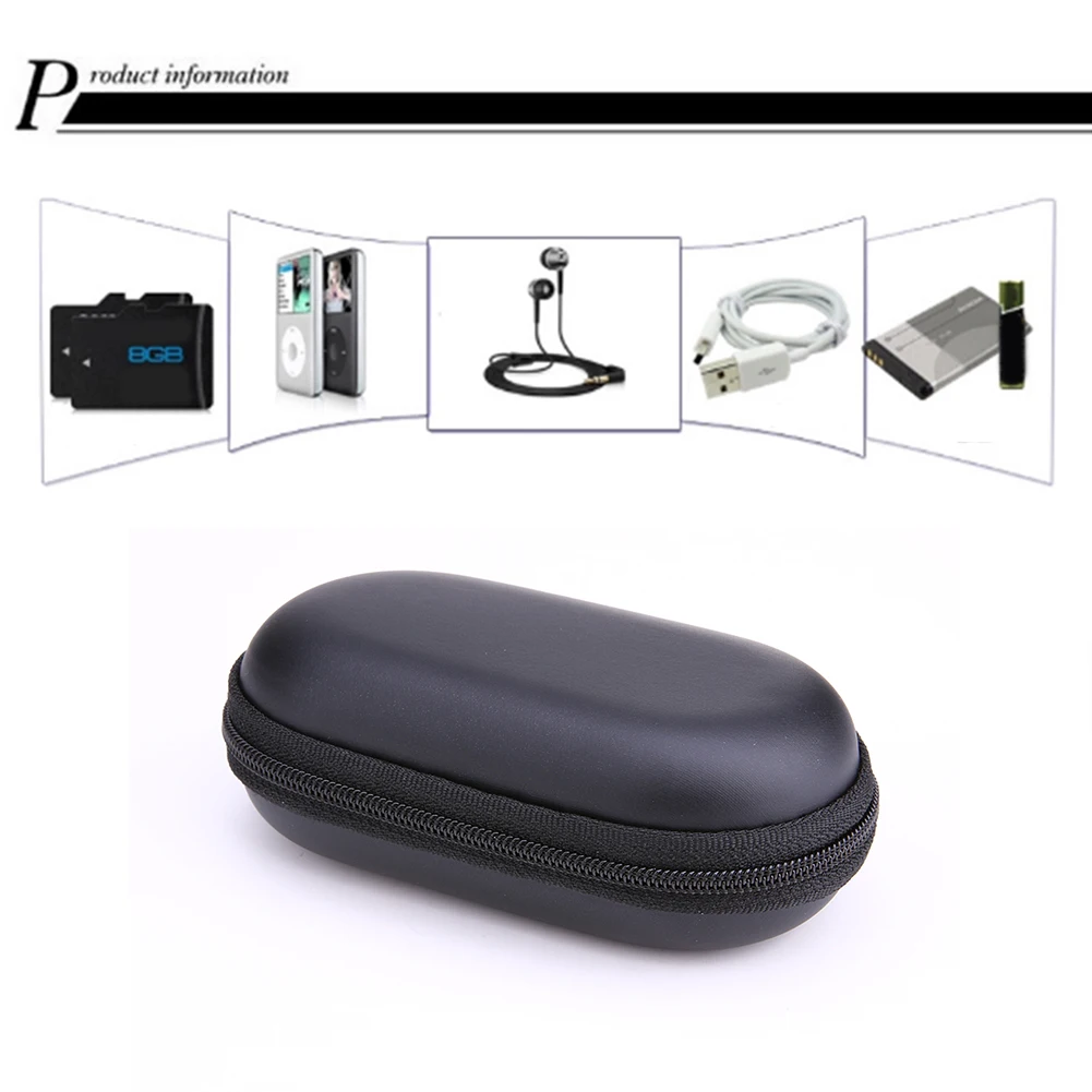 Портативный эллиптический EVA чехол для хранения наушников коробка для мобильного телефона наушники-вкладыши кабели для зарядного устройства USB наушники Mp3 Mp4 ключи