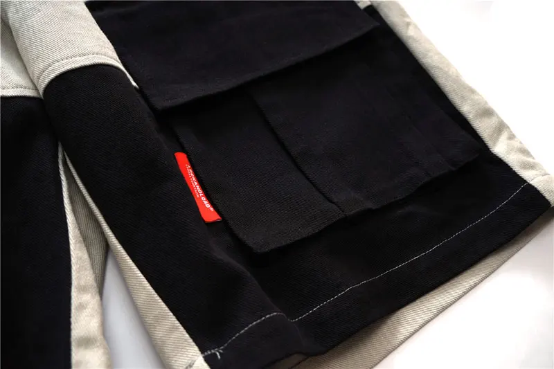 Patchwork Cargo Baggy Shorts 9