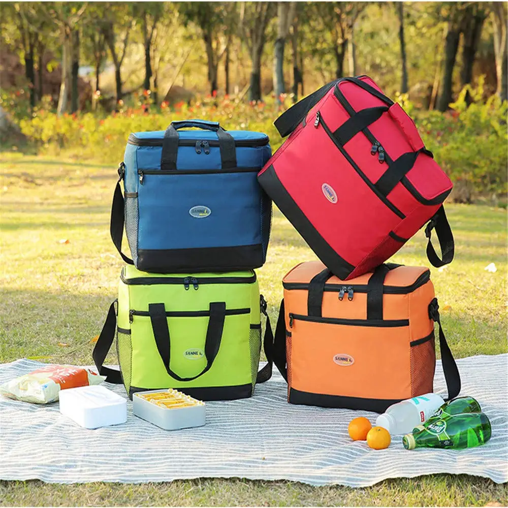 16L Large Picnic Bags Multi Lunch Box Insulated Cooler Bag Picnic Basket For Girls Women Kids Men Outdoor Camping Travel