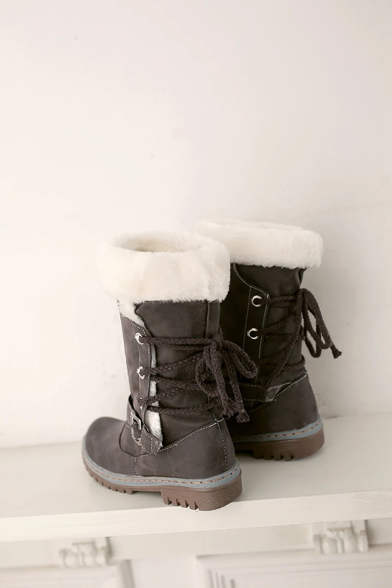 Большие размеры; женские зимние ботинки; ботильоны с пряжкой; bota feminina; теплые зимние ботинки; женские ботинки; botas femininas; размеры 44, 45, 47