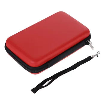 

ALLOYSEED Red EVA Skin Carry Hard Case Storage Bag for Nintendo 3DS XL LL Pouch Storage Box With Strap Protect your Device New