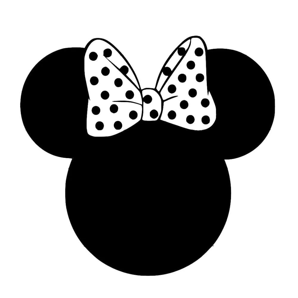 

25cm tall Minnie Bow Vinyl sticker Car Decal Vehicle Tumbler Window Bumper Art Design Waterproof TA156