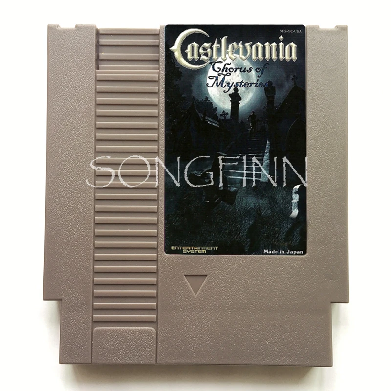 

Castlevania Chorus of Mysteries Game Cartridge Card for 72 Pin 8 Bit Video Game Console retro Classic Card