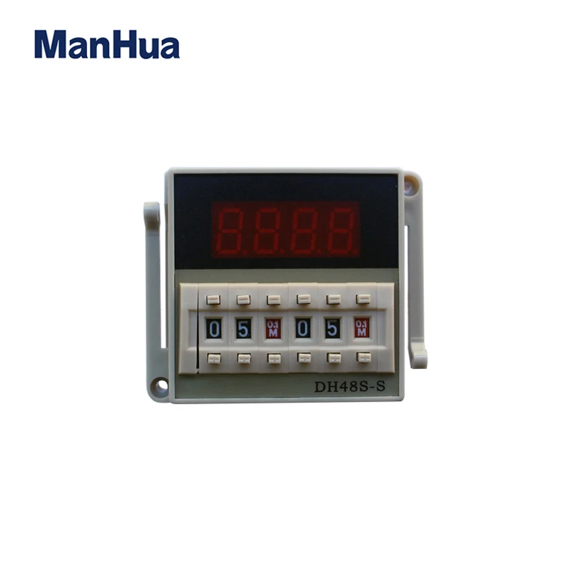 

Manhua 220VAC 0.1S-99H DH48S-S-2Z On Cycle Operation 8 Pin Socket Timer Relay